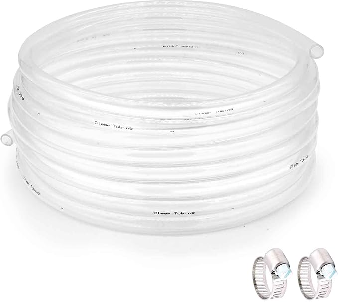 3/4’’ ID × 1’’ OD - 100 ft Clear Vinyl Tubing Flexible PVC Tubing by ProfessionalBrand
