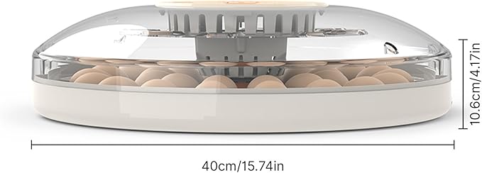30 Eggs Incubator with Automatic Egg Turning with External Injection Water - Image 2