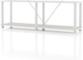 Homes: Inside + Out Apexa Modern 2-Tier Extra Wide Shelving Units, Collectibles by HOMESInsideOut