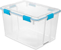 Sterilite 80 Qt Gasket Box, Stackable Storage Bin by Sterilite