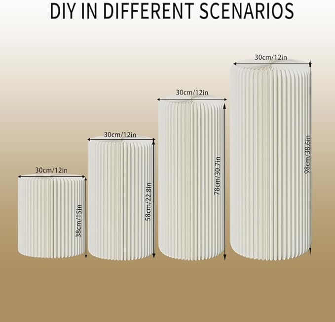 Cylinder Stands for Party Roman Pillar Stand Flower Cake Pedestal Stands for - Image 3
