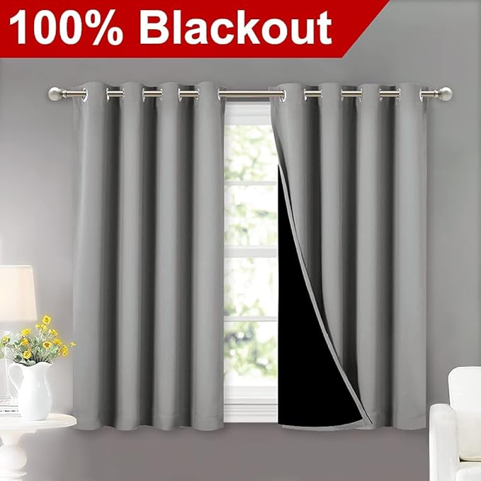NICETOWN 100% Blackout Curtains - Image 2