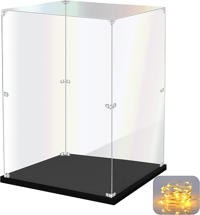 Acrylic Display Case for Collectibles Assemble Clear Acrylic Display Box for by KOLIPI
