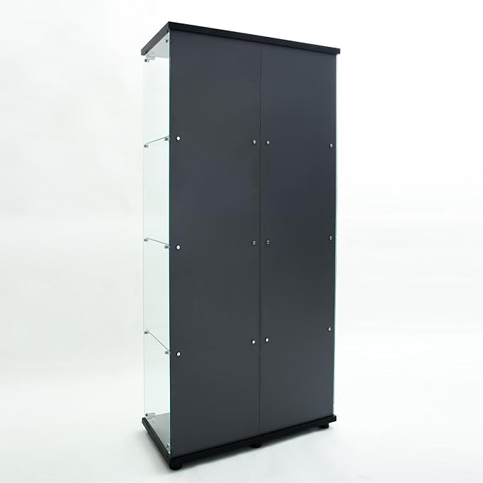 Yoluckea 4 Tiers Glass Display Cabinet - Image 7