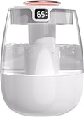 Cool Mist Humidifiers, 1.5L Easy to Fill & Clean, Dual Nozzles, Led Lights by KELINFONG