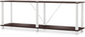Homes: Inside + Out Apexa Modern 2-Tier Extra Wide Shelving Units, Collectibles by HOMESInsideOut