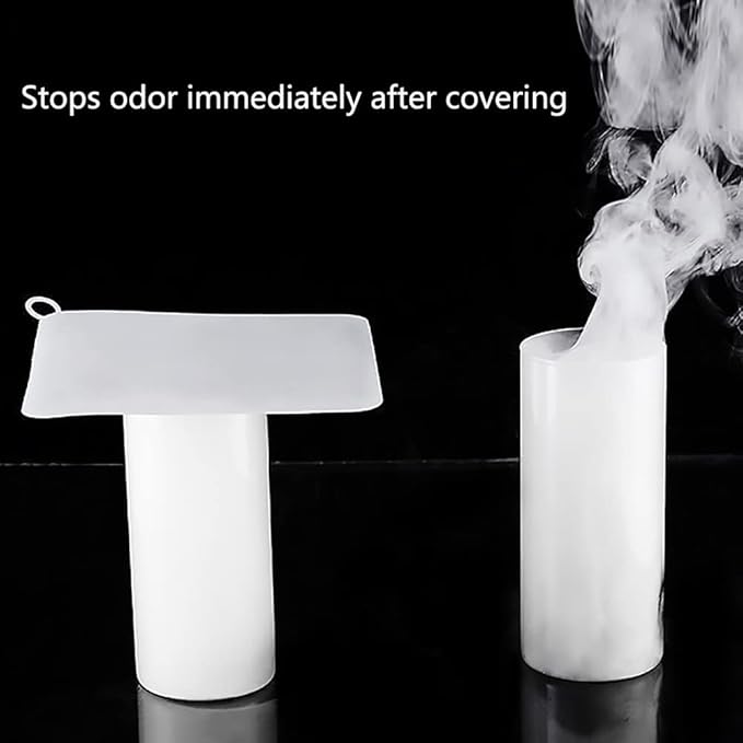 Silicone Tub Stopper Floor Drain Cover, 2 Pieces Sewer Anti-Odor Mat - Image 2
