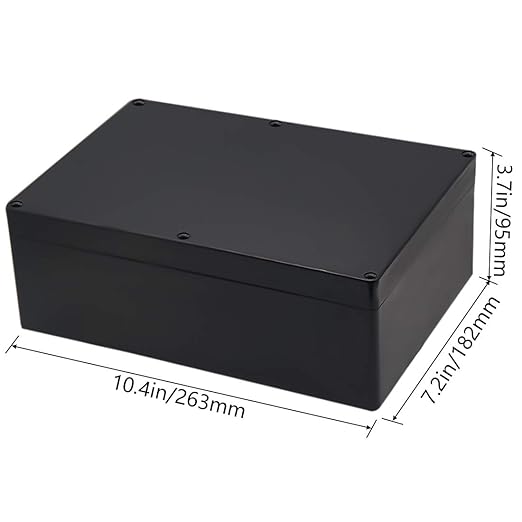 Junction Box, Zulkit Project Box IP65 Waterproof Outdoor Box ABS Plastic - Image 2