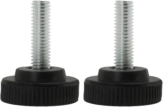 uxcell M8 x 25 x 30mm Screw on Furniture Glide Leveling Feet Adjustable Leveler by uxcell