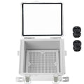 Zulkit Junction Box IP67 Waterproof Electrical Box Hinged Clear Cover Stainless by Zulkit