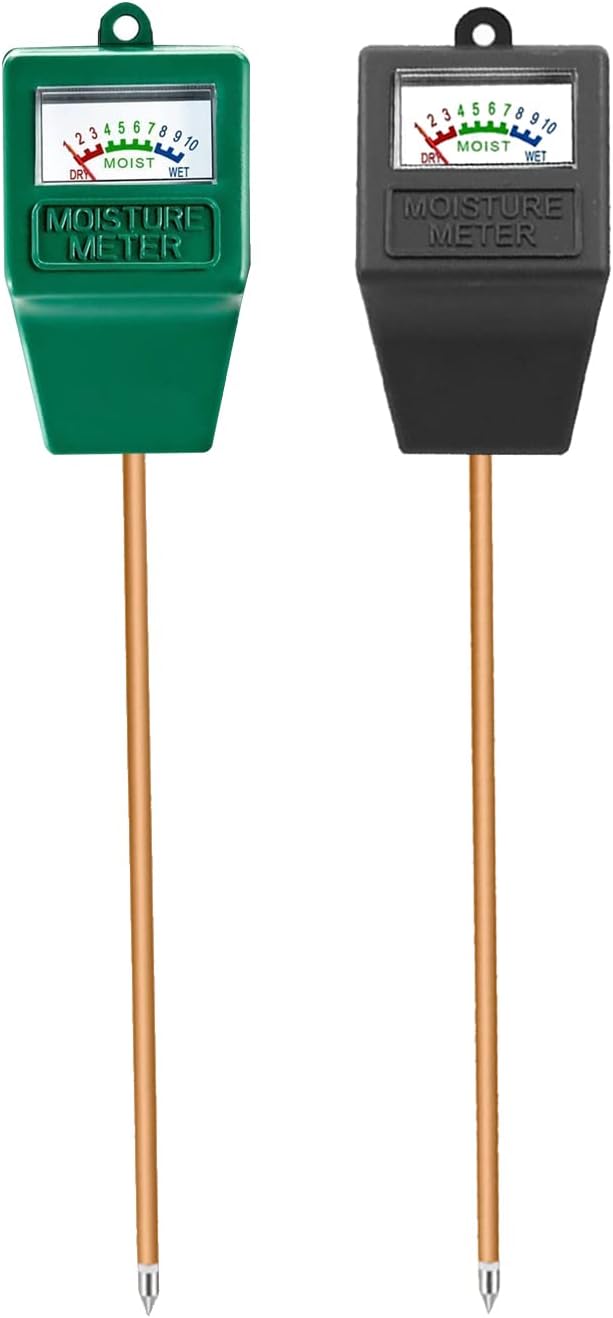Soil Moisture Meter, 2 Pack Plant Hygrometer Moisture Sensor Plant Water Monitor by Hathdia