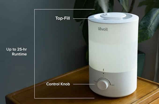 LEVOIT - Humidifiers for Bedroom - Quiet - Cool Mist/Top Fill/Essential Oil - Image 11