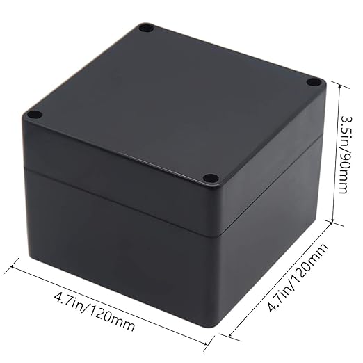 Junction Box, Zulkit Project Box IP65 Waterproof Outdoor Box ABS Plastic - Image 2