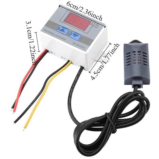 XH-W3005 Digital Hygrometer Switch Controller 220V Humidity Sensor 0~99% RH LCD - Image 2