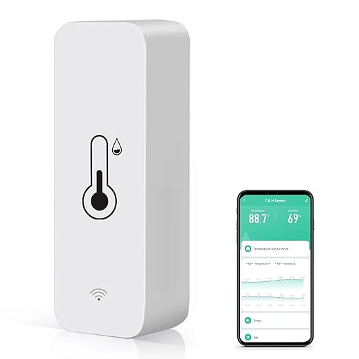 4-Pack WiFi Temperature Humidity Sensor: Indoor Thermometer Hygrometer by GaoducashforSmartLife