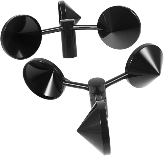 Sosoport 2pcs Wind Gauge Cup Durable Abs Anemometer - Image 2