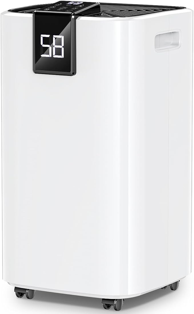 4, 000 Sq. Ft Dehumidifier for Basement, 45 Pint Dehumidifiers for Home by Trazico