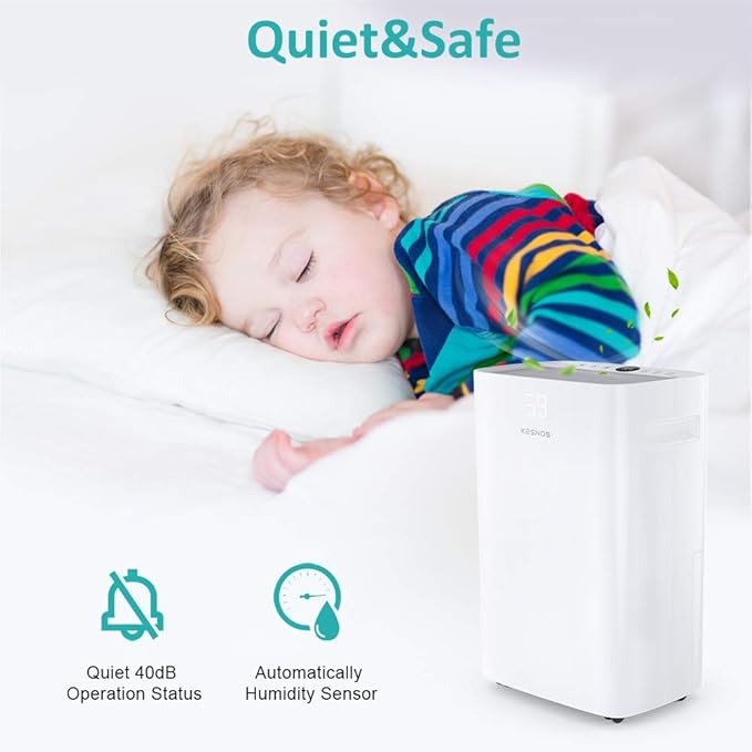 Kesnos 4, 500 Sq. Ft. Energy Star Dehumidifier - Image 9