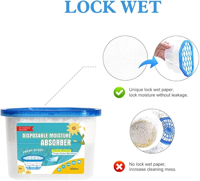 CANAGER Fresh Scent Moisture Absorber Box, Odor Eliminator and Dehumidifier - Image 4
