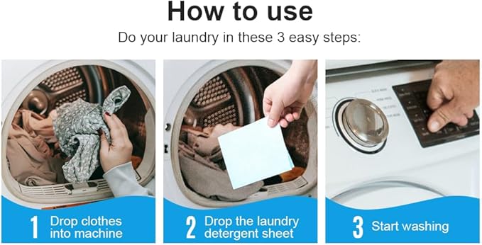 Laundry Detergent Sheets | Ultra-Portable | Travel Size | 192 Loads, 5-Second - Image 7