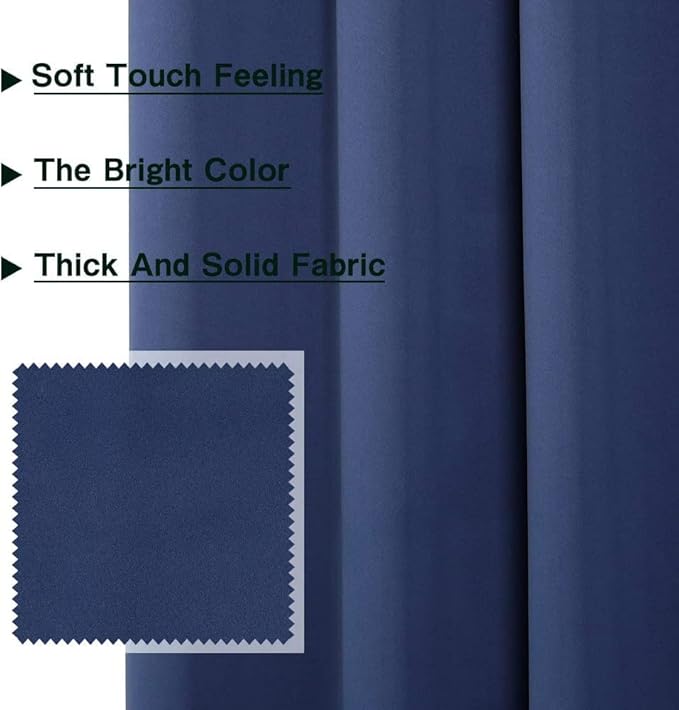 MYSKY HOME Blackout Door Curtains - Image 4
