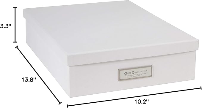 Bigso Oskar Fiberboard Label Frame Document Letter Box - Image 7