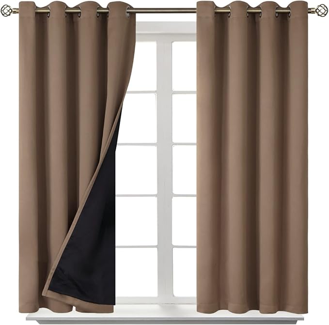 BGment Short 100% Blackout Curtains - Image 8