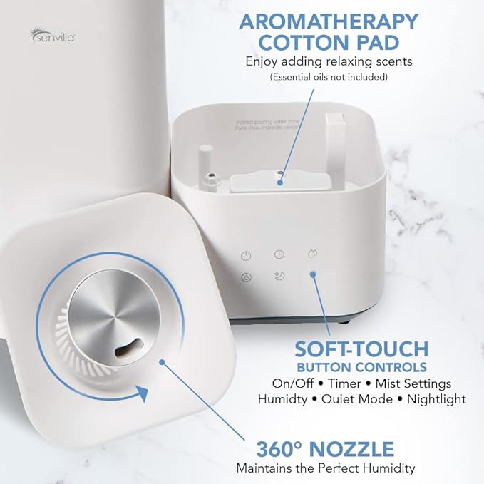 Senville 5L Top-Fill Humidifier - Image 2