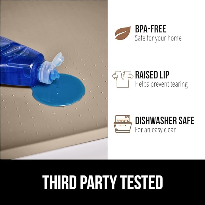 GORILLA GRIP Waterproof Silicone Under Sink Mat - Image 4