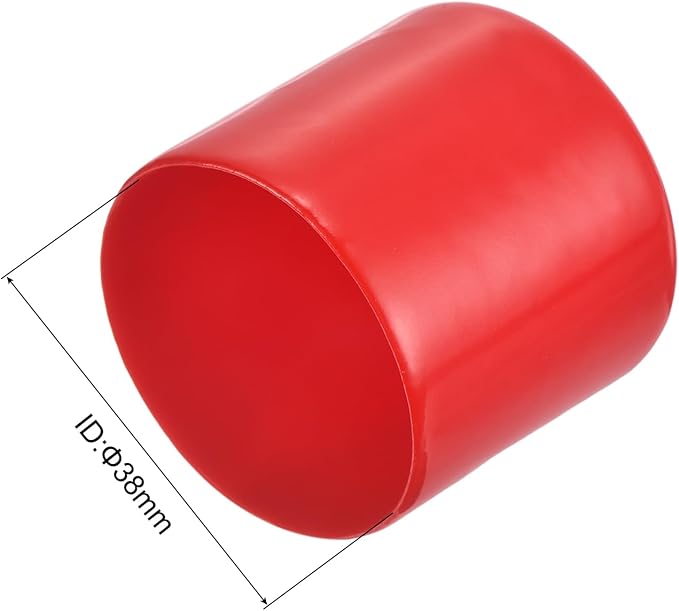 uxcell 20pcs Rubber End Caps 38mm ID Vinyl Round Tube Bolt Cap Cover Thread - Image 3