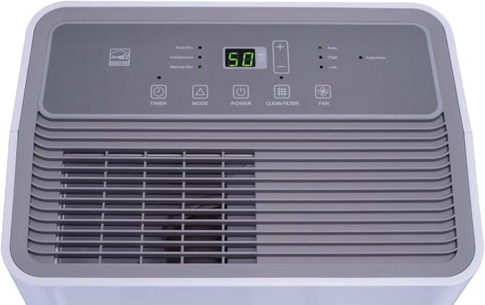 Hisense 50 Pint 3-Speeds Dehumidifier, 3 Modes – Auto, Continuous, LED Display - Image 6