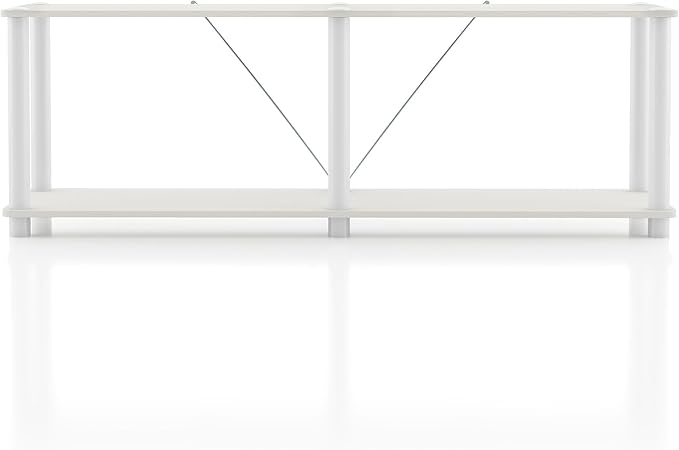 Homes: Inside + Out Apexa Modern 2-Tier Extra Wide Shelving Units, Collectibles - Image 11