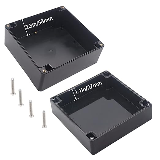 Watertight Junction Box, IP67 Waterproof Project Box Durable ABS Plastic - Image 4