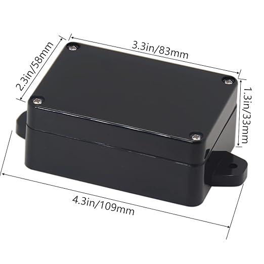 Zulkit Junction Box ABS Plastic Dustproof Waterproof IP65 Universal Electrical - Image 2