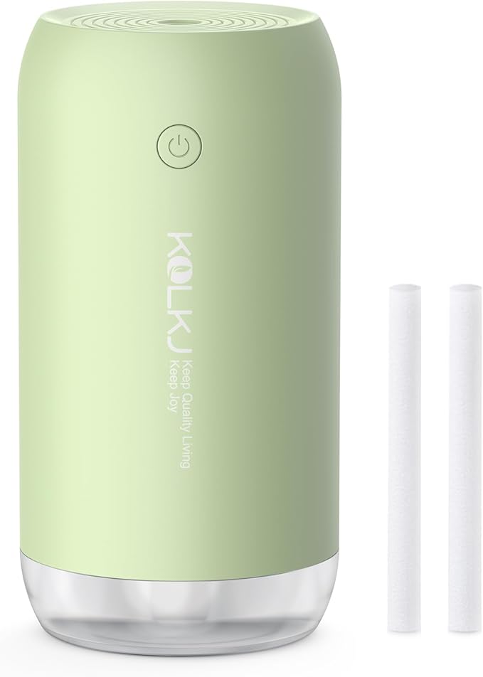 Portable Mini Humidifier, KQLKJ 350ml Small Cool Mist Humidifier, USB Personal by KQLKJ