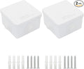 LeMotech Junction Box, ABS Plastic IP55 Water Resistant and Dustproof, by LeMotech