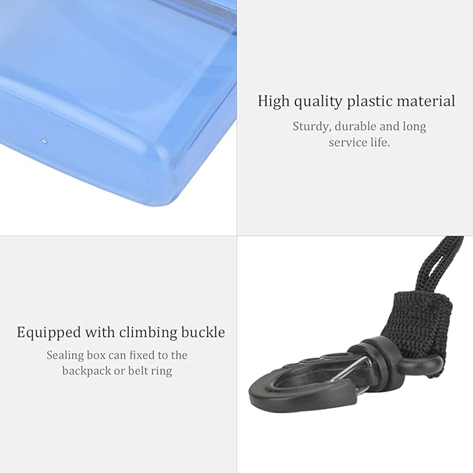 Diving Dry Boxes Diving, Dry Box, Plastic Transparent Underwater Kayak Sealing - Image 3