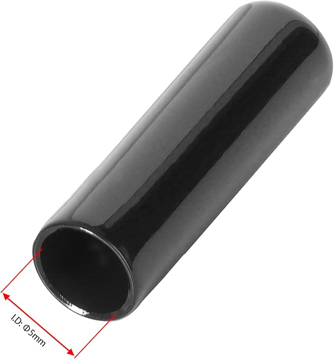 20 PCS Black Round Vinyl Rubber End Caps Kits, Flexible Screw Thread Protectors - Image 2
