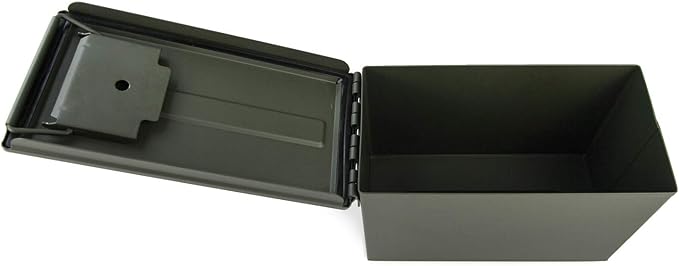 GUGULUZA Metal Ammo Can 30/50 Cal, Lockable Bullet Storage Case, Waterproof & - Image 5