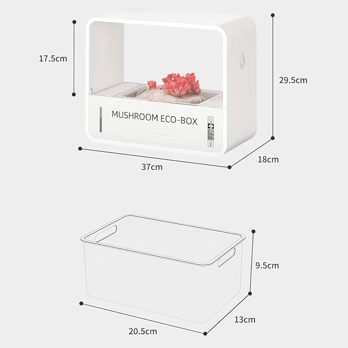 Mushroom Grow Box with LCD Display and LED Grow Light, Smart Mushroom Growing - Image 7