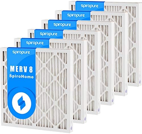 SpiroPure 19.25X24X2 MERV 8 Pleated Air Filters by SpiroPure