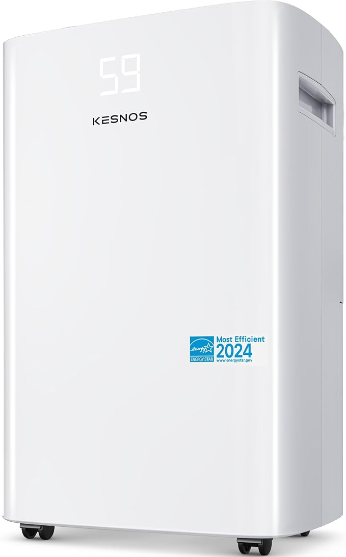 Kesnos 4, 500 Sq. Ft. Energy Star Dehumidifier by KESNOS