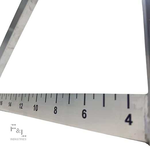 F&L Heavy-Duty Aluminum Square Duct Tool – Precision 90° Angle Cutting Guide - Image 3