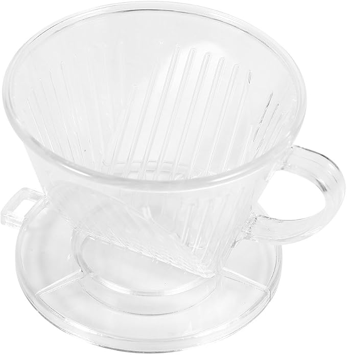 Transparent Reusable Coffee Filters Cone Shaped Portable Coffee Dripper Pure by Unknown