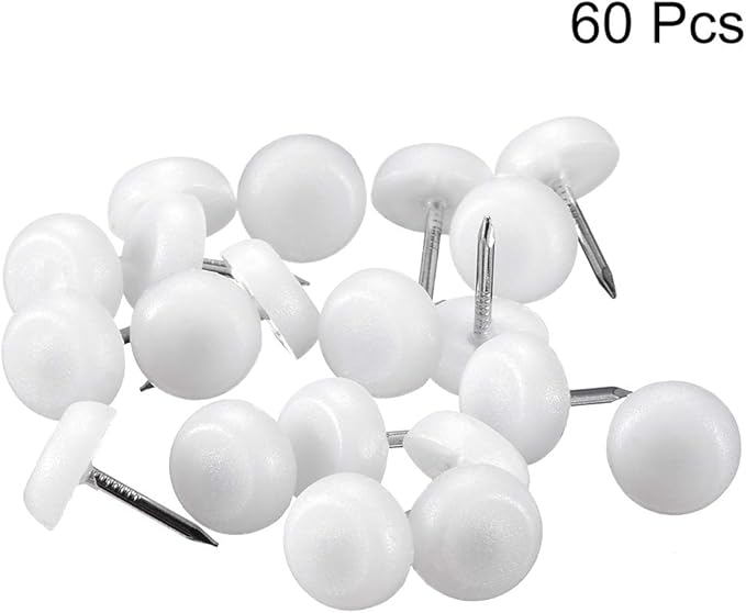 uxcell Furniture Feet Nail Plastic Glide Nails Chair Table Leg Protector Pads - Image 3