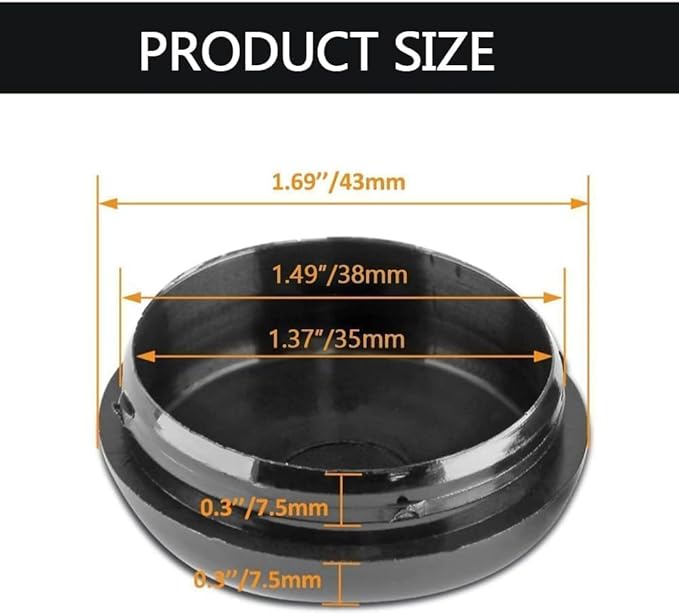 1.5 Inch Furniture Glides, Easy Install Floor Protectors - Image 2