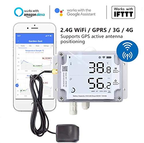 Ubibot Thermometer Hygrometer, Wireless Temperature Data Logger, Remote - Image 2