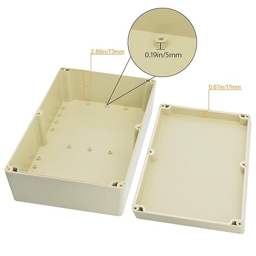 LeMotech Waterproof Dustproof IP65 ABS Plastic Junction Box Universal Electric - Image 4