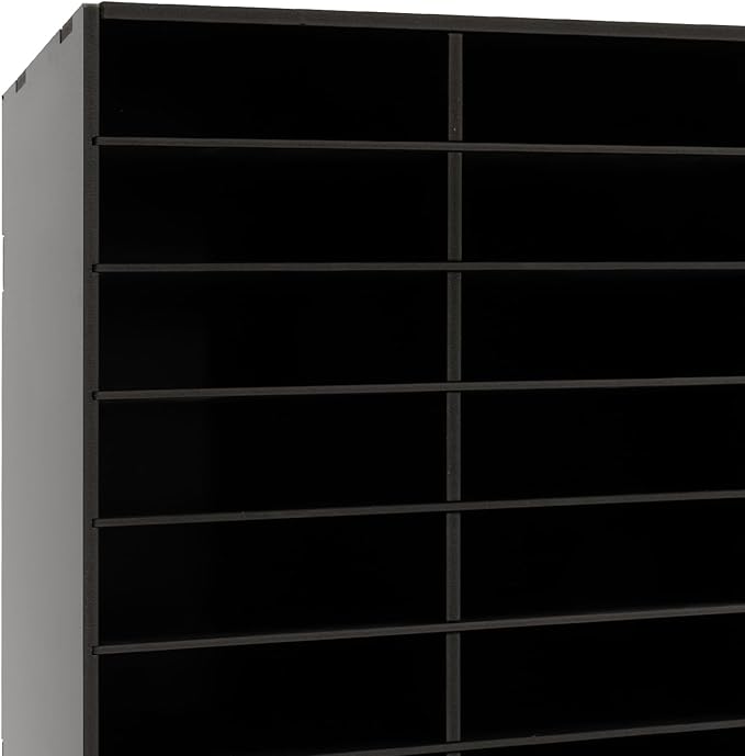 Literature Organizers 24/36Slots Mail Sorter Compartment Files Rack File - Image 4