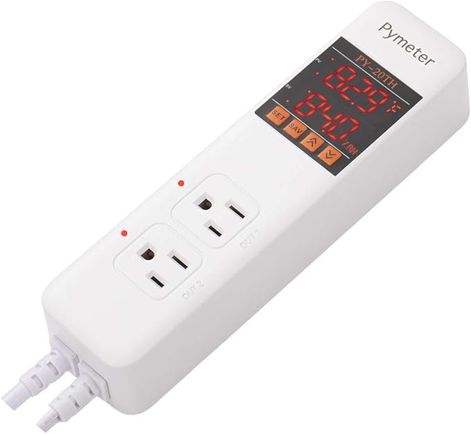 Temperature and Humidity Controller Reptile Mushroom Greenhouse Thermostat Pre - Image 2